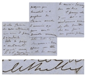 Frankenstein Author Mary Shelley Autograph Letter Signed